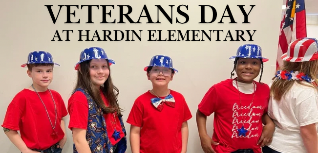 Veterans day at Hardin