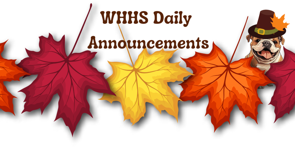 Daily Announcements