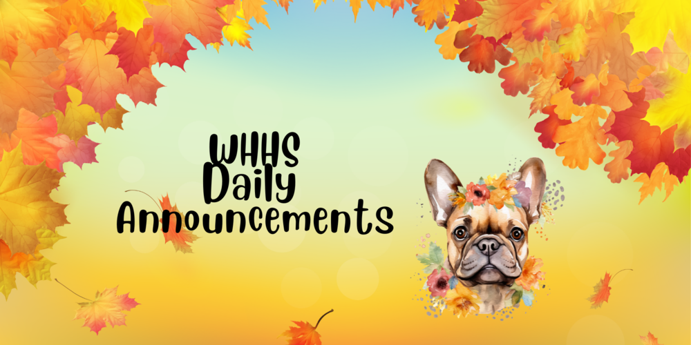 Daily Announcements