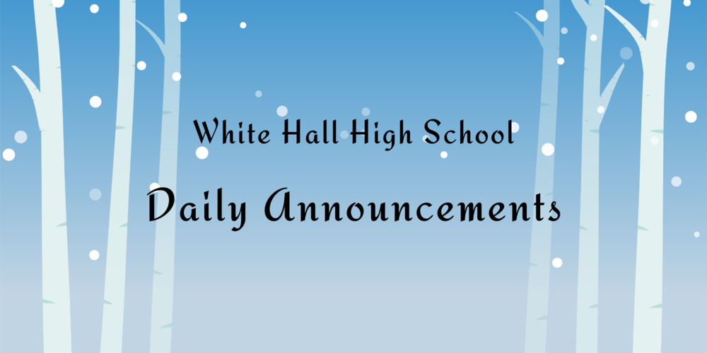 Daily Announcements