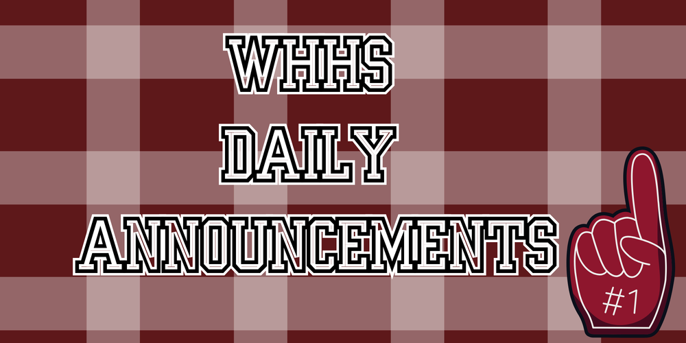 Daily Announcements