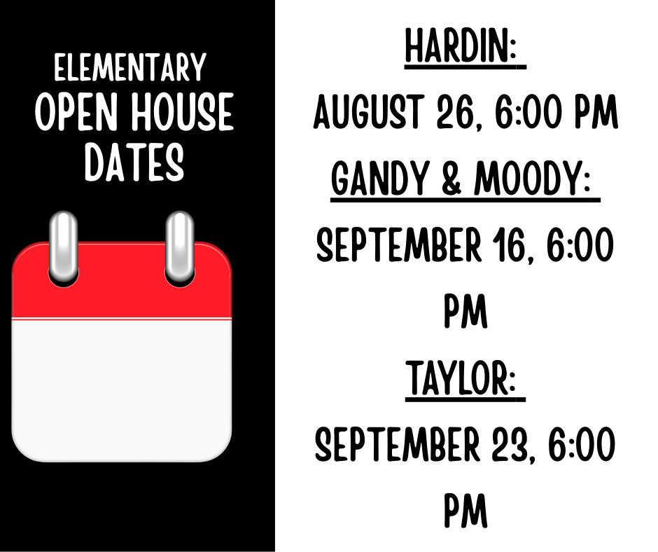 Open House Dates