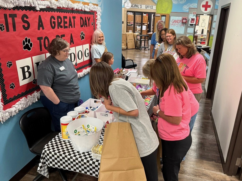Gandy Elementary pop-up shop
