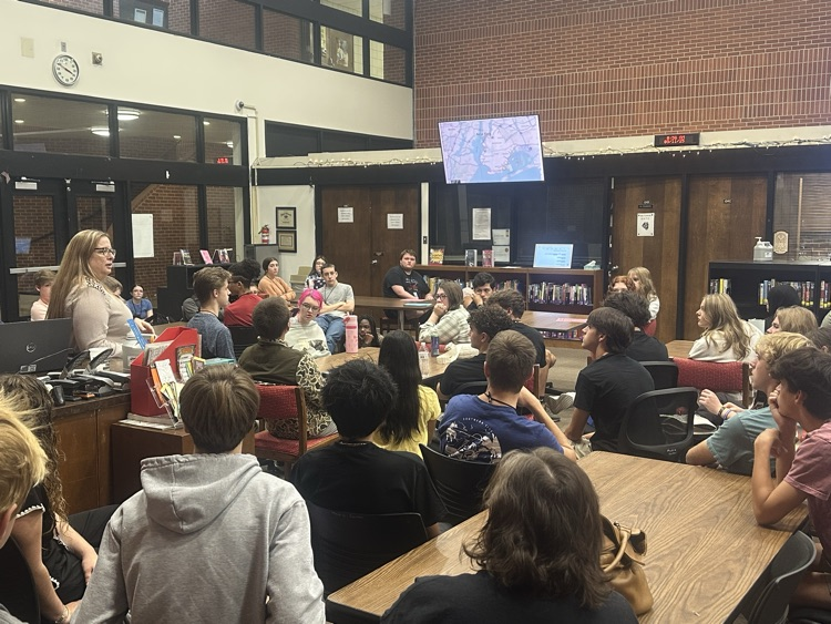Mrs. Young presented her September 11th story with our WHHS GATE students.