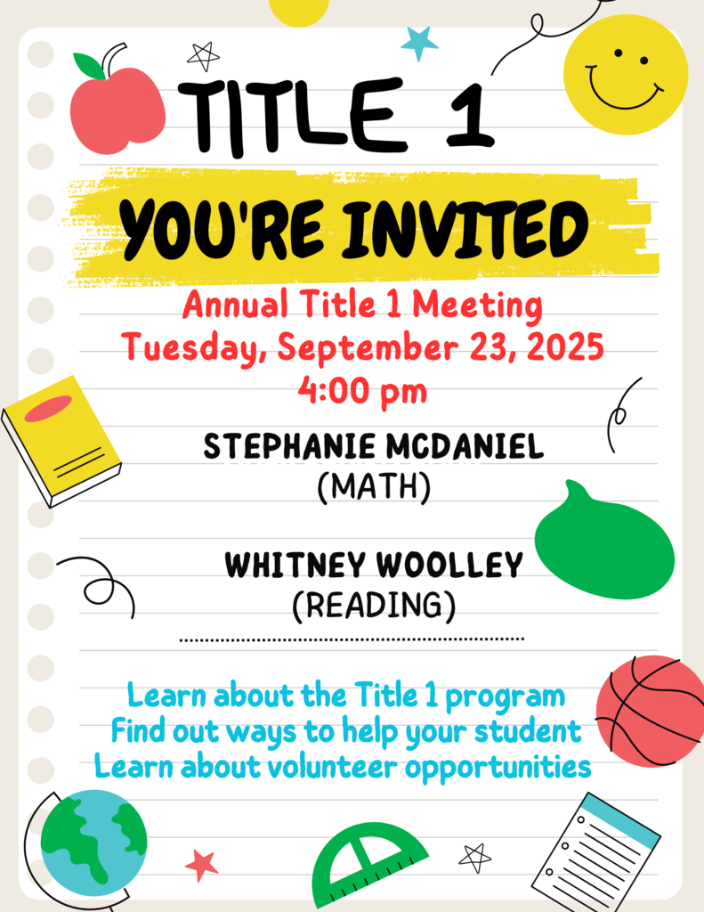 Title 1 Flyer  