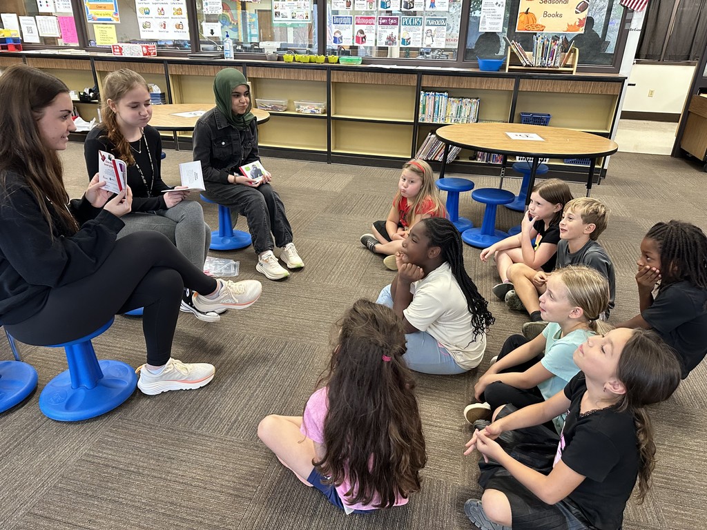 The WHHS Chick-Fil-A Leader Academy donated books to students and read to the students at Hardin Elementary and Moody Elementary.