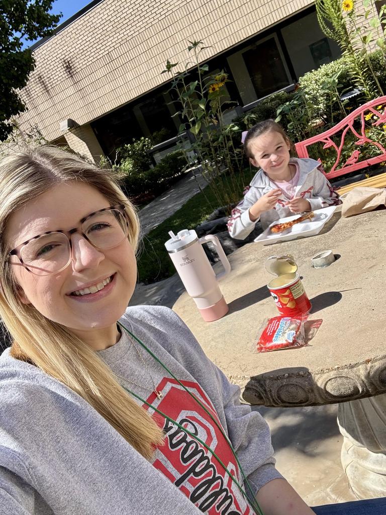Mrs. Garner and student Sloane