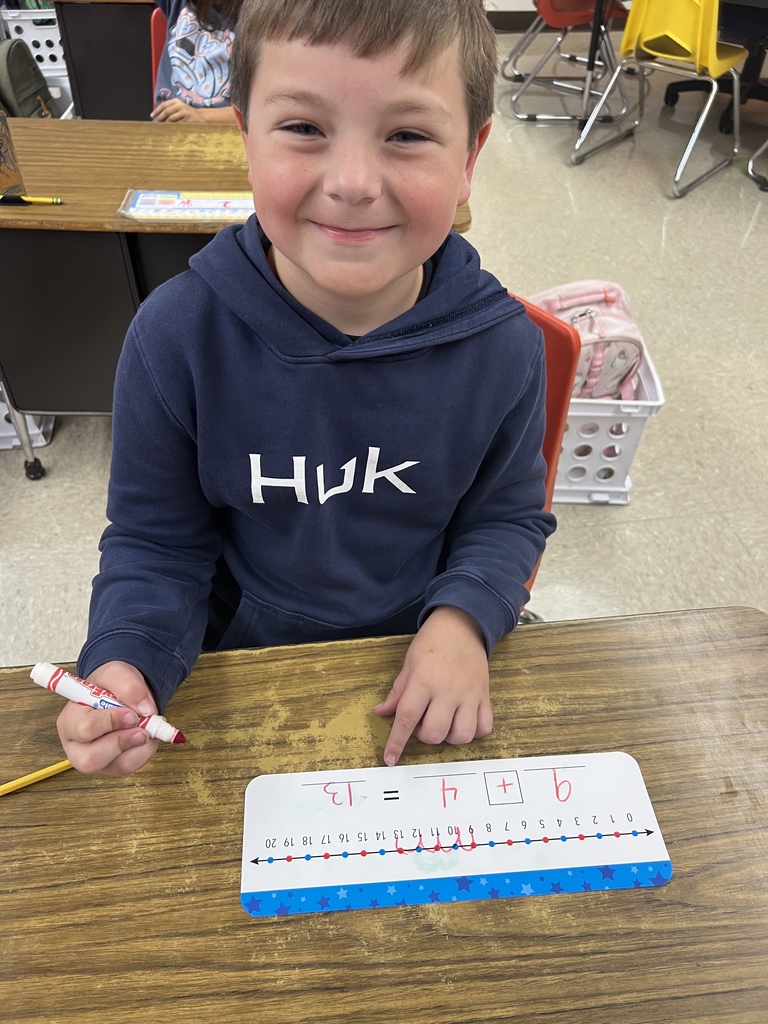 Adding to 20 with a number line