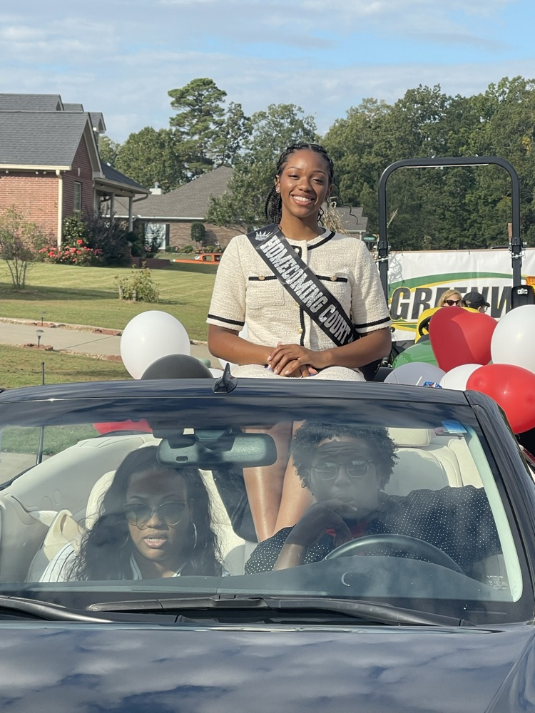 WHHS HOCO court at the Founder’s Day parade.