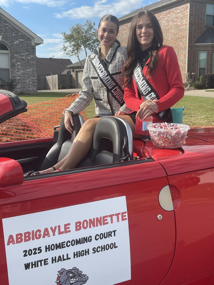 WHHS HOCO court at the Founder’s Day parade.