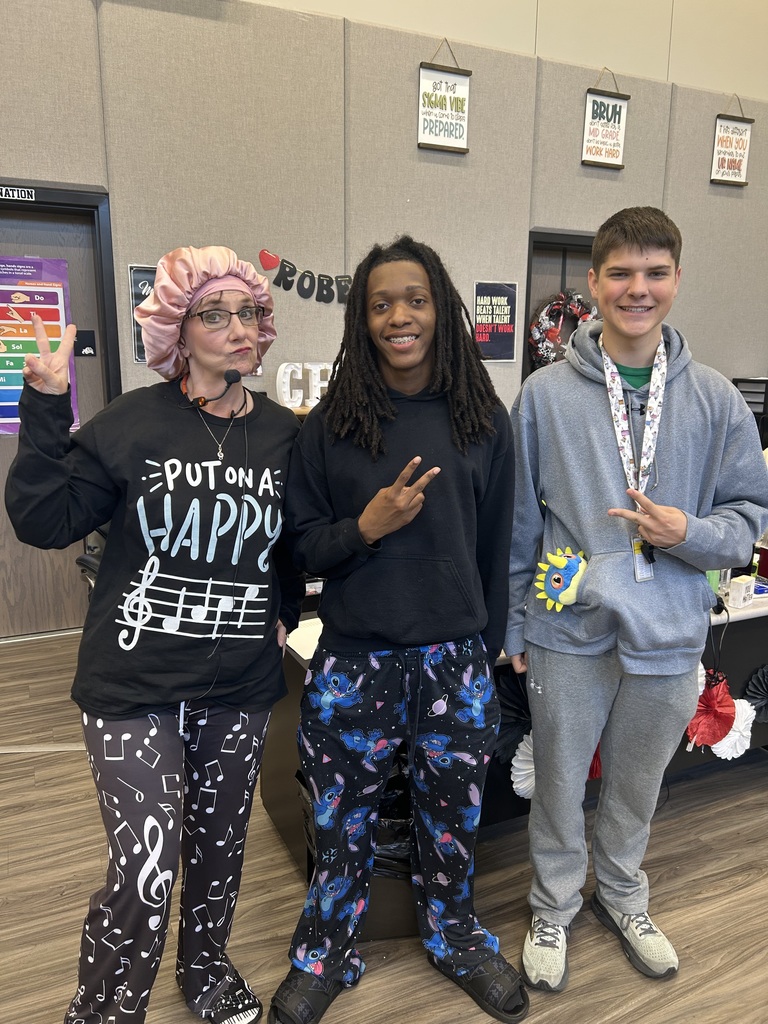 Monday is pajama day.