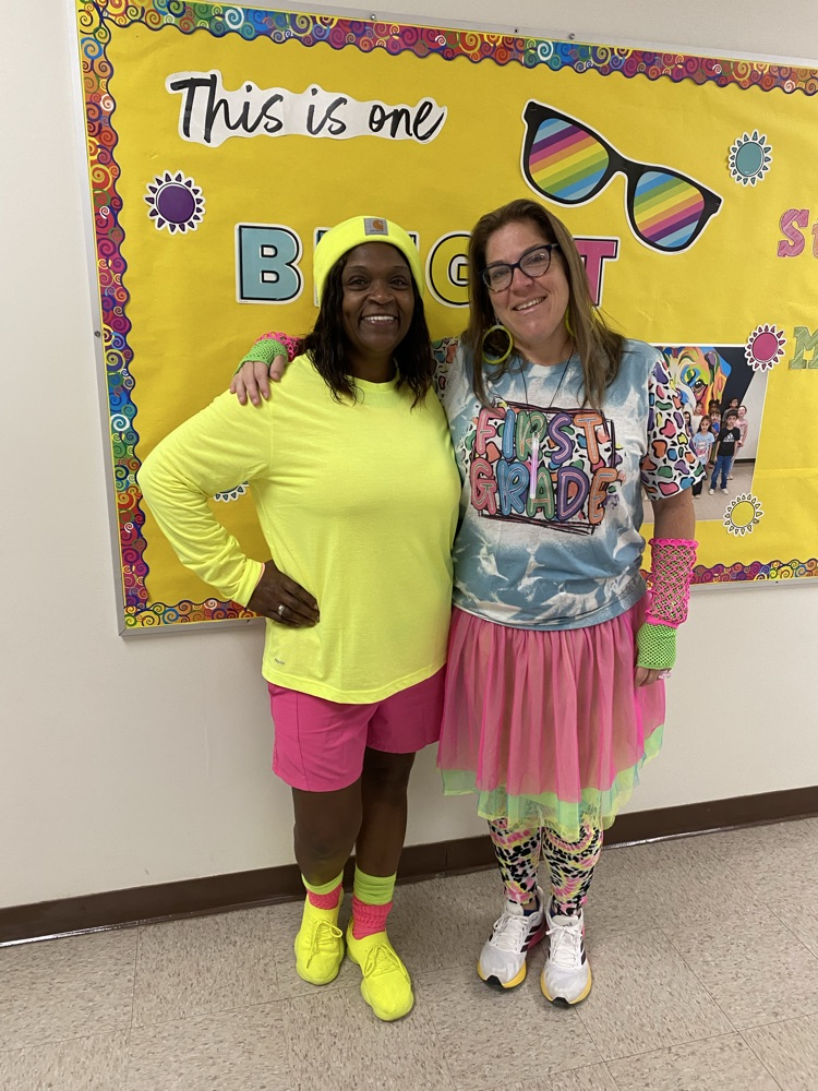 red day and neon day