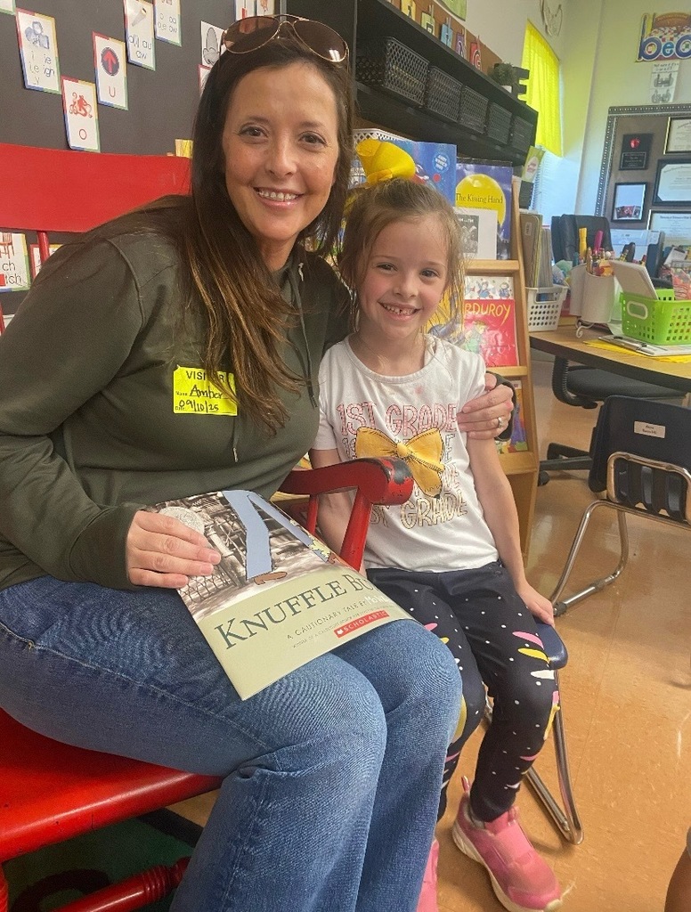 Guest reader in First Grade