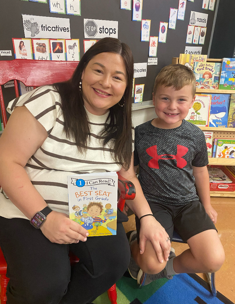 Guest reader in First Grade