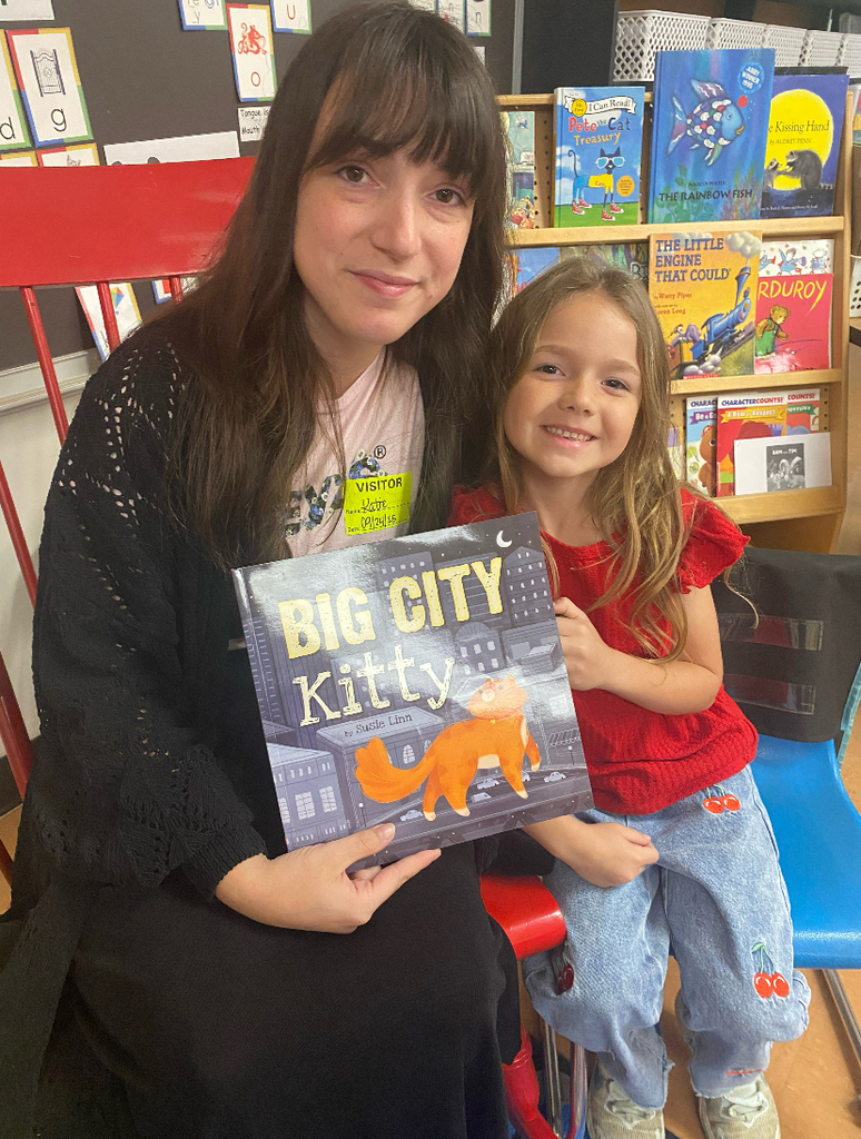 Guest reader in First Grade