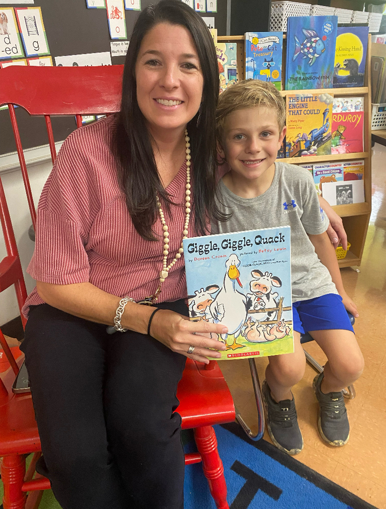 Guest reader in First Grade