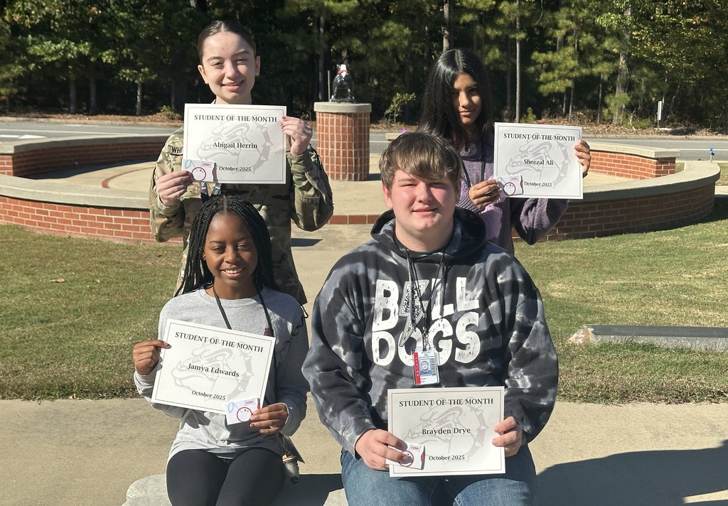 WHHS 's October Students of the Month