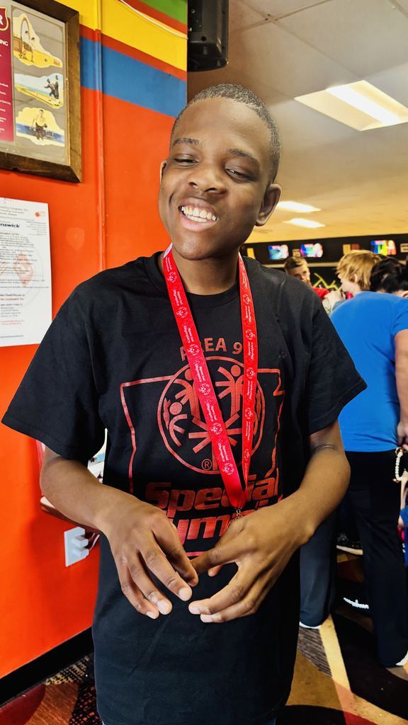 WHMS Students at the Special Olympics bowling event