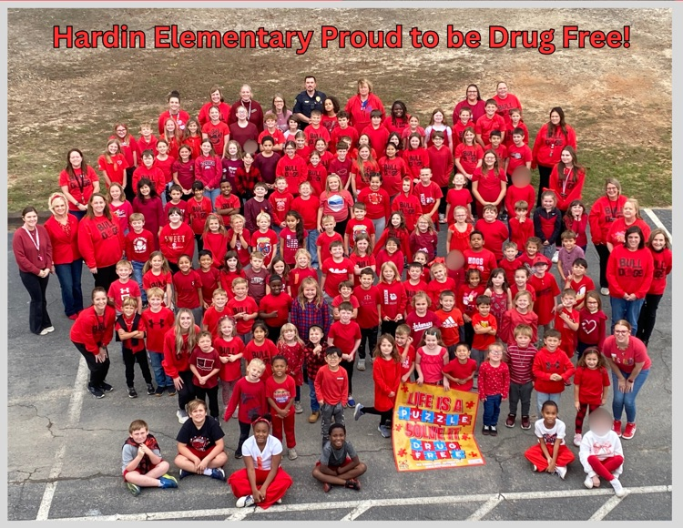 Hardin Elementary Proud to be Drug Free