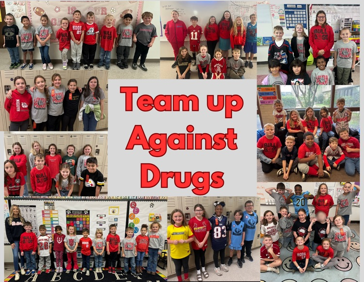 Team up against drugs
