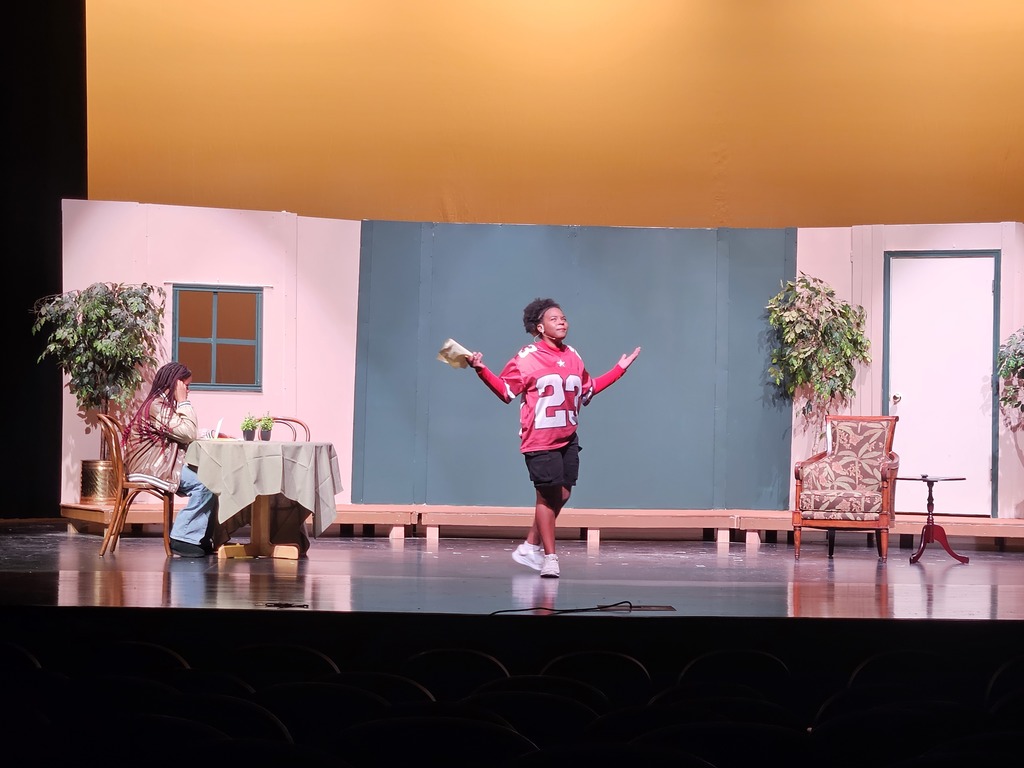 Drama students rehearsing for the fall play