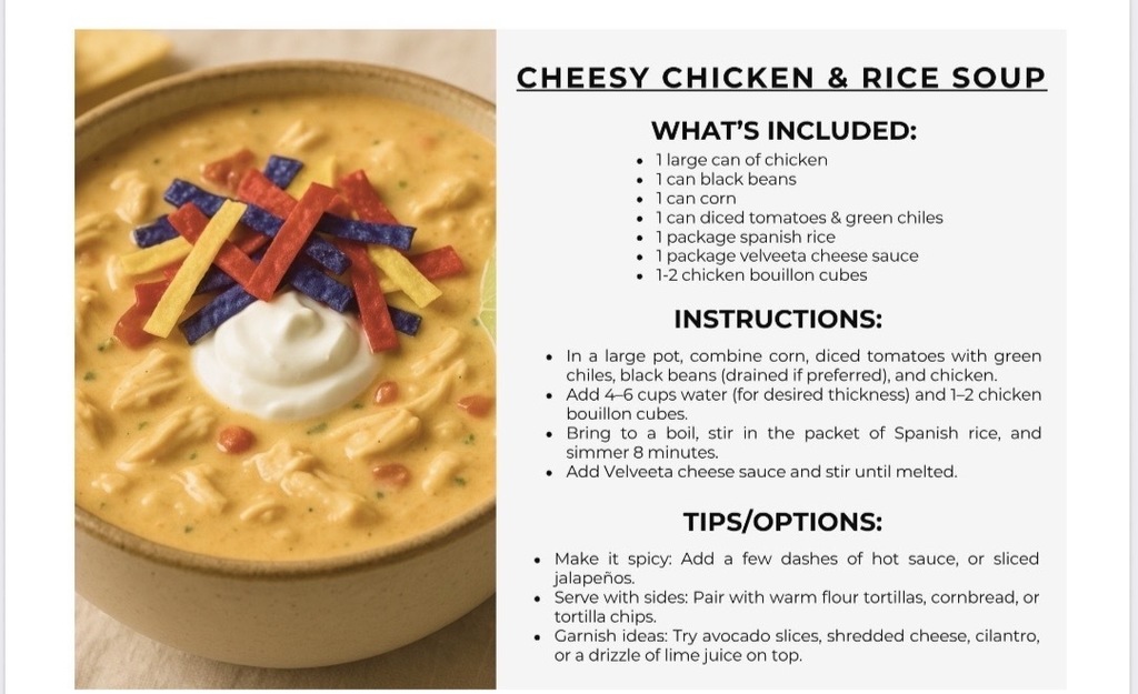 cheese chicken and rice