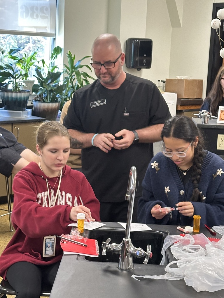 WHHS students were introduced to various areas in the Healthcare Field.