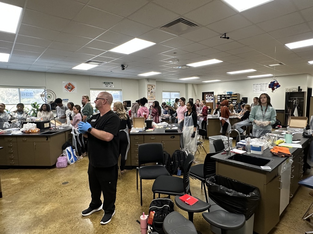 WHHS students were introduced to various areas in the Healthcare Field.