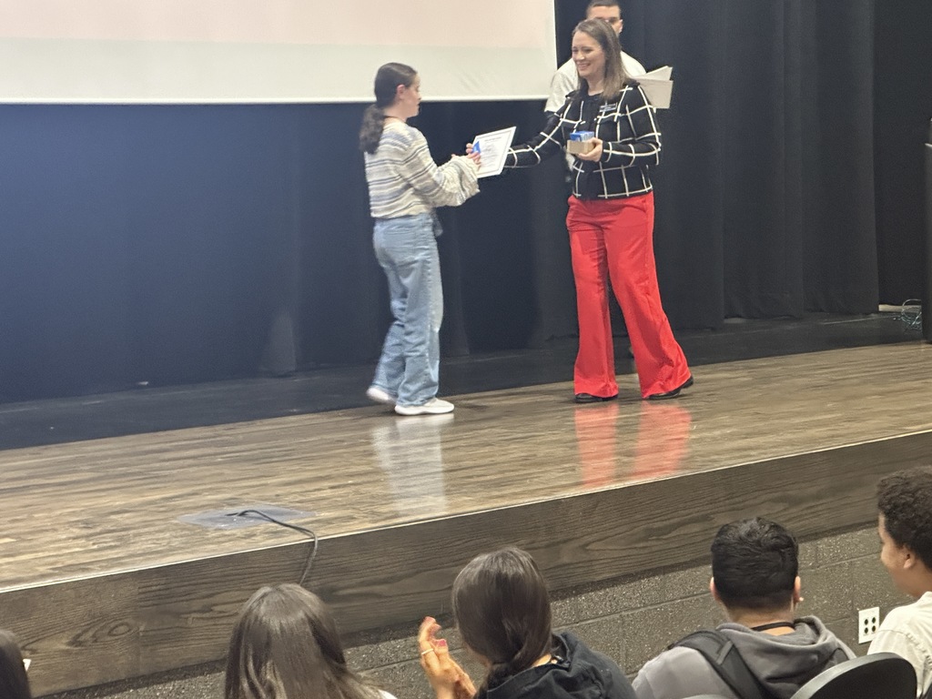 An incentive assembly was held today for WHHS ninth and tenth grade students.