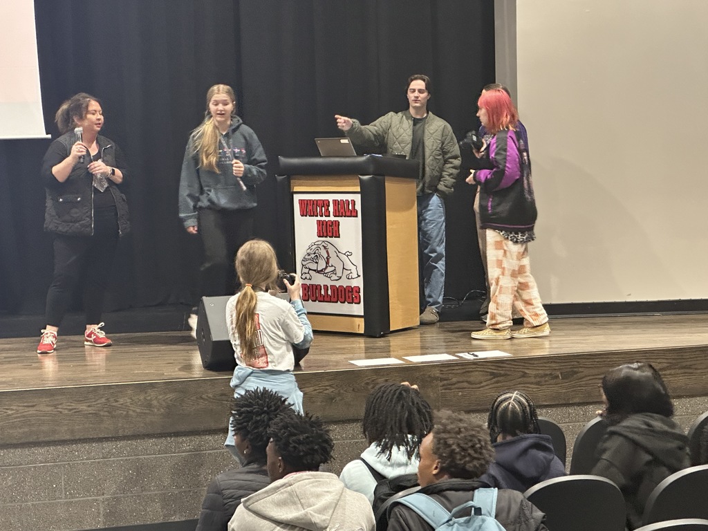 An incentive assembly was held today for WHHS ninth and tenth grade students.