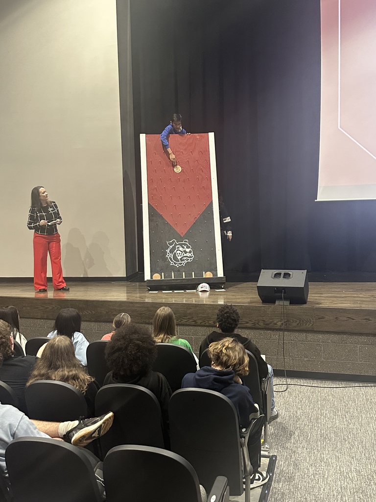An incentive assembly was held today for WHHS ninth and tenth grade students.