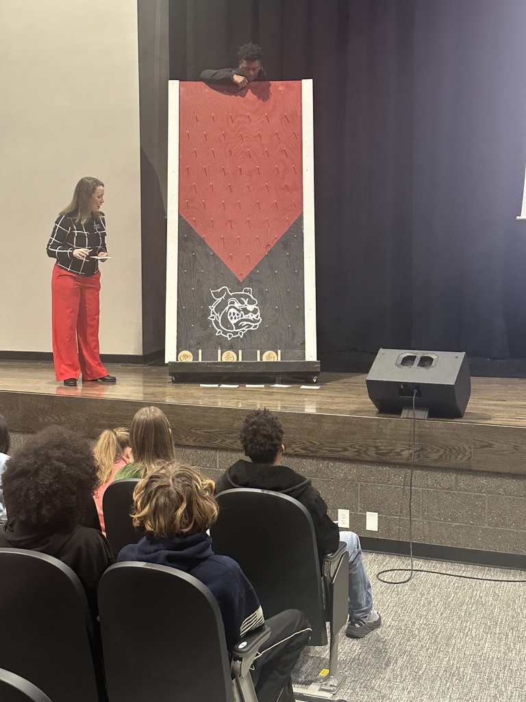 An incentive assembly was held today for WHHS ninth and tenth grade students.