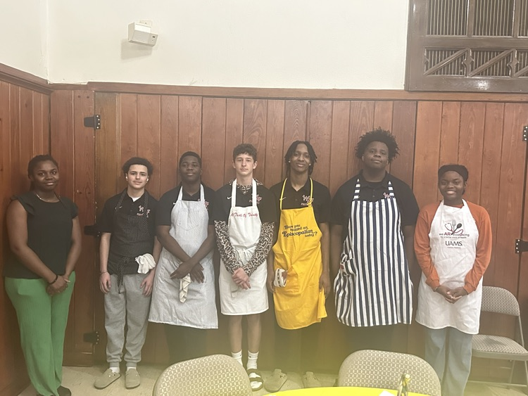 WHHS athletes volunteered at the Trinity Pancake Dinner.