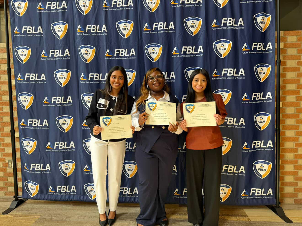 The WHHS FBLA recently competed at the regional competition in Hot Springs