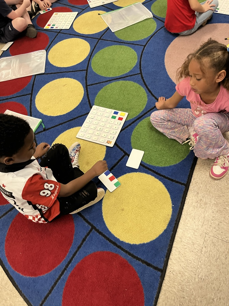 Mrs. Howard’s class builds words with digraphs ch and wh.