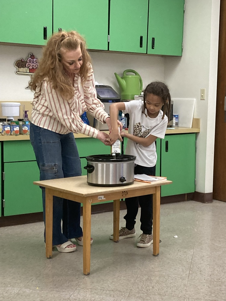 We made stone soup today