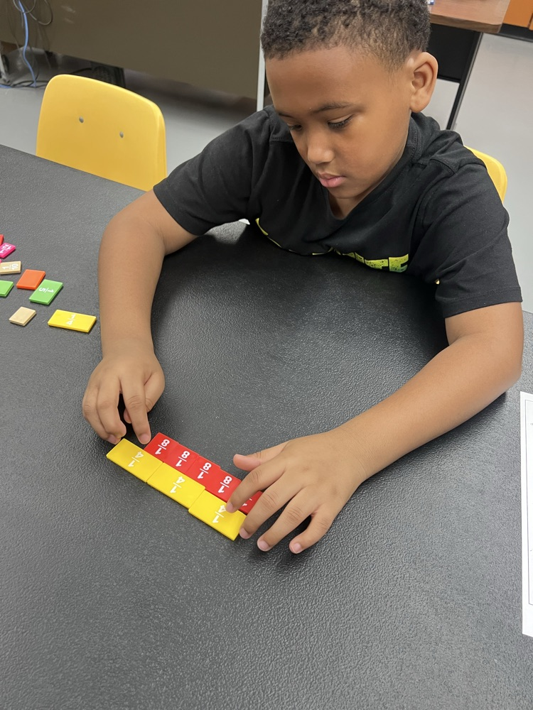 Mrs McDaniel’s students comparing fractions…