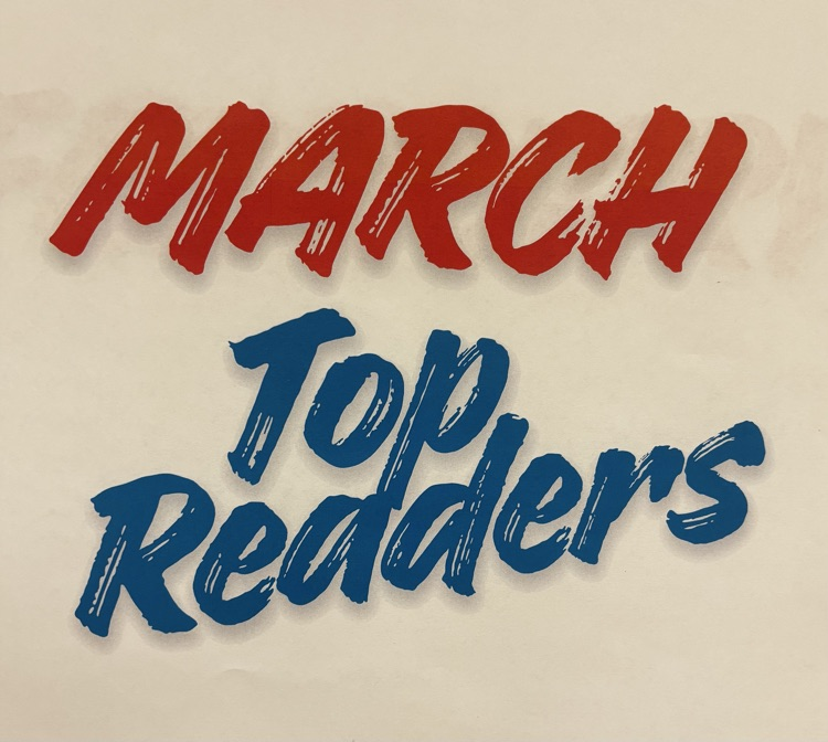 March top readers 