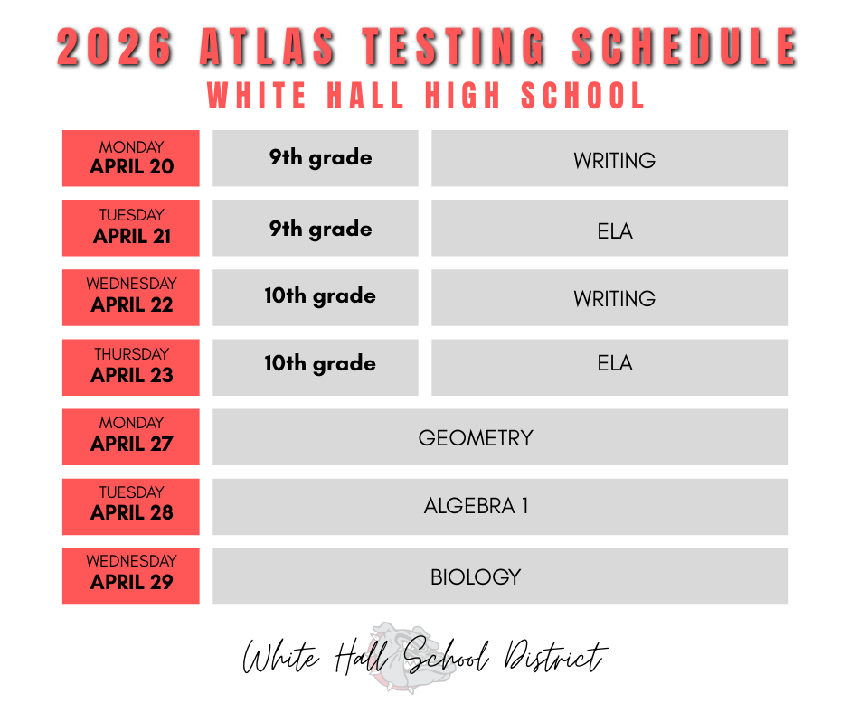 ATLAS Testing Schedule 2026