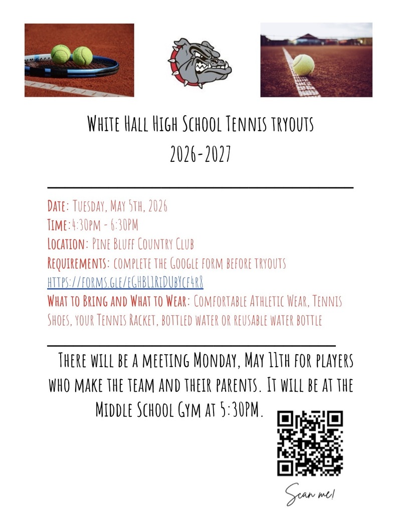 Tennis Tryouts - Tuesday, May 5th