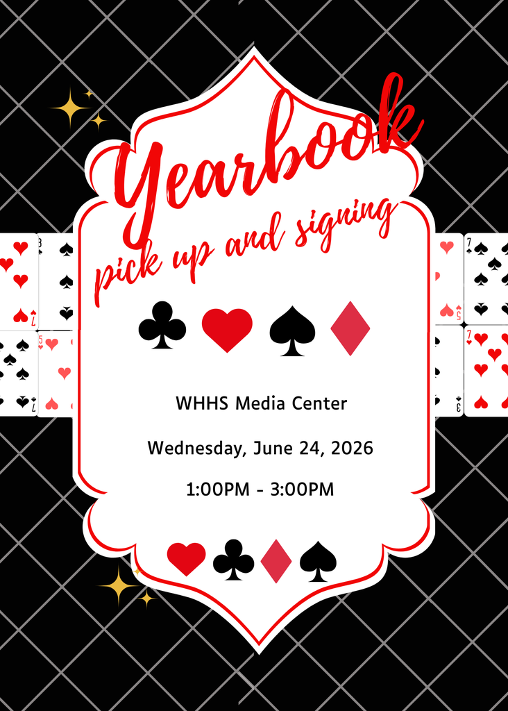 Yearbook pick-up and signing - June 24th, 2026
