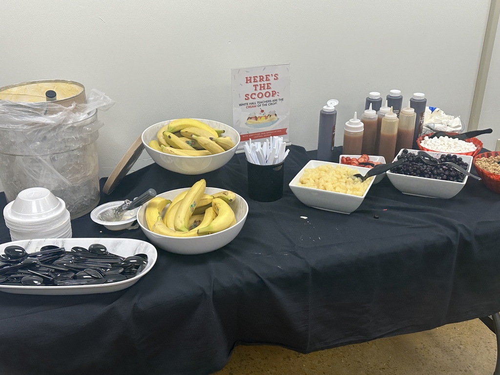 Teacher Appreciation treats for the WHHS faculty and staff!