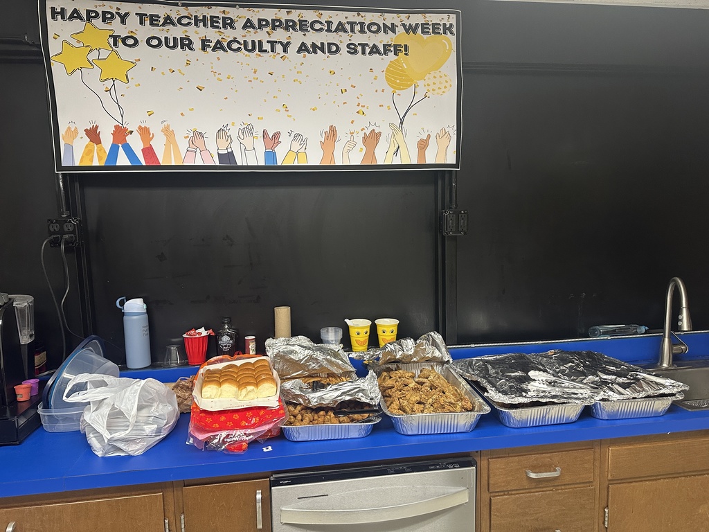 Teacher Appreciation treats for the WHHS faculty and staff!