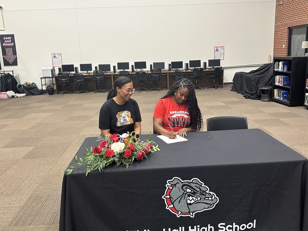 Alla Jones signed  her letter of intent for track at Arkansas State University.