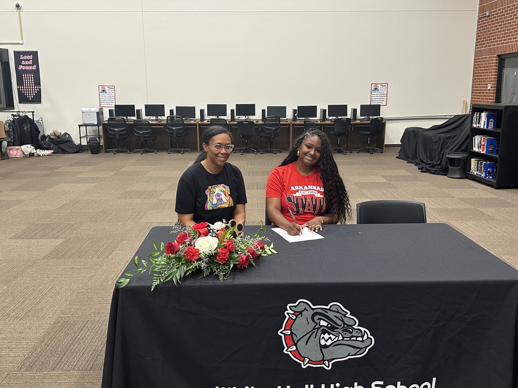 Alla Jones signed  her letter of intent for track at Arkansas State University.