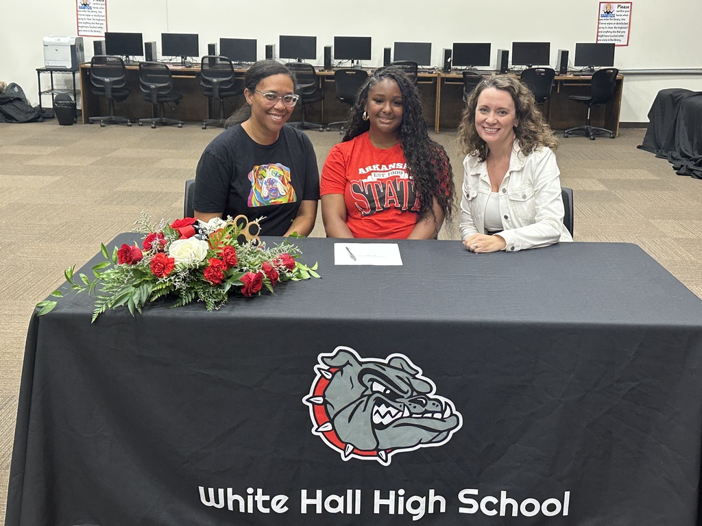 Alla Jones signed  her letter of intent for track at Arkansas State University.