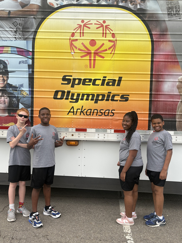 Special Olympics relay team