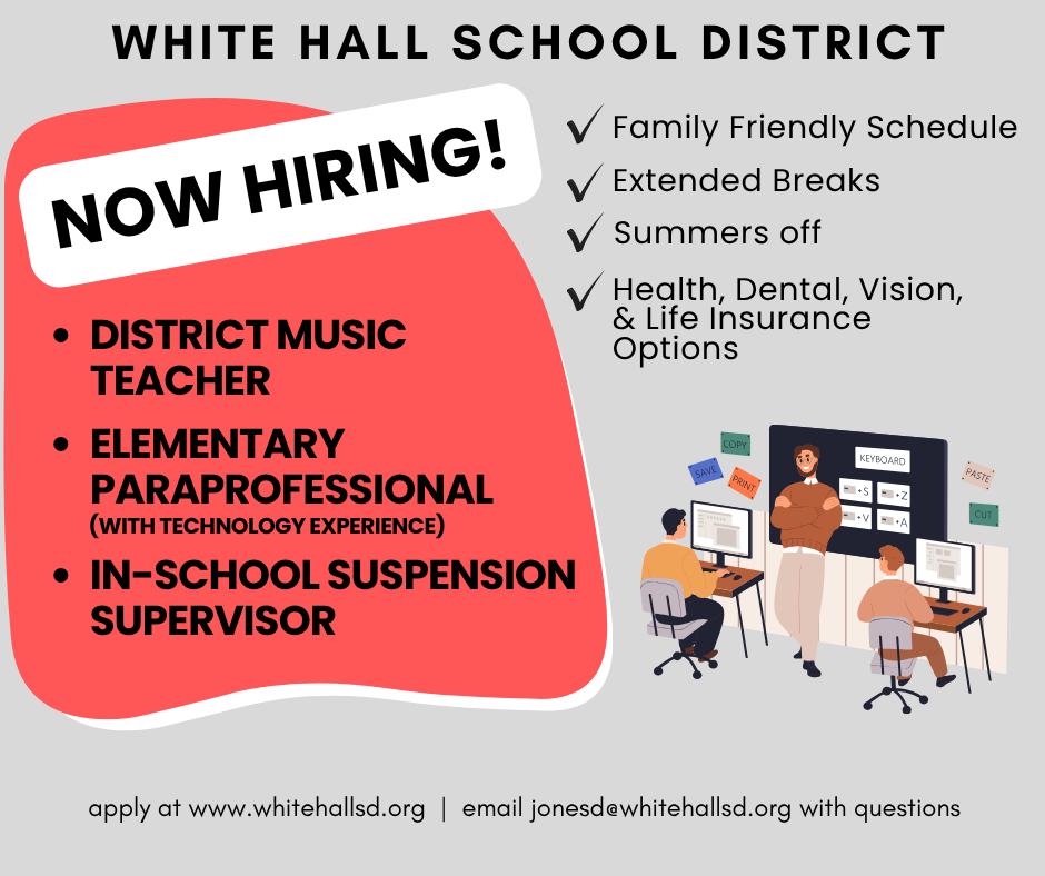 Open positions at WHSD