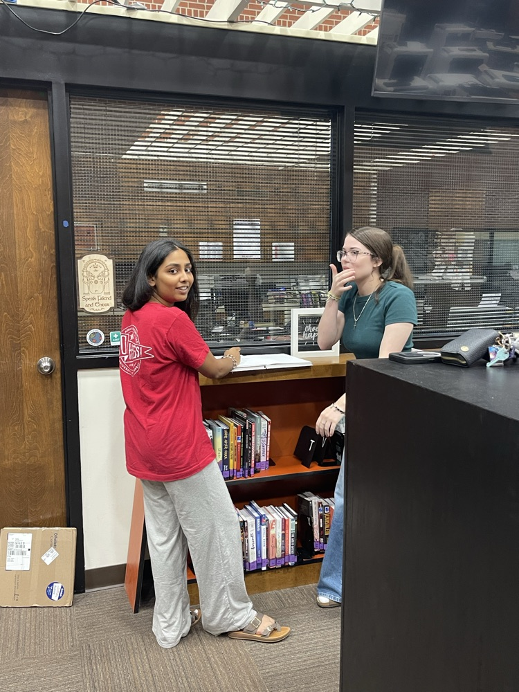 Yearbook pickup and signing event at WHHS.
