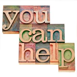 you can help